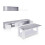 Pack salón con mesa de centro Arlet Plus 7