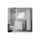Columna de baño de 2 puertas con almacenaje vertical en blanco brillo 182x30 cm Koncept 5
