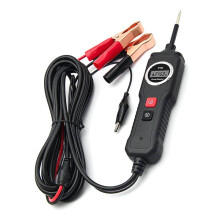 Tester Układu Elektrycznego Wyświetlacz LCD Tester Napięcia Rezystancji 5V-40V Zestaw Sond Tester Obwodów Elektrycznych Pojazdu