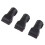 100Pcs Hook Stop Lock Safety Lockout Padlock Anti-Theft Lock Black 3