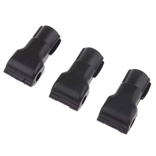 100Pcs Hook Stop Lock Safety Lockout Padlock Anti-Theft Lock Black 2