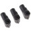100Pcs Hook Stop Lock Safety Lockout Padlock Anti-Theft Lock Black 4