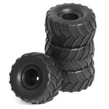 Para 1/18/24 Simulación Escalada Neumático T4-M Camión SCX24 Universal Rueda Neumático FMS FCX24 Carisma Kaisima AX24