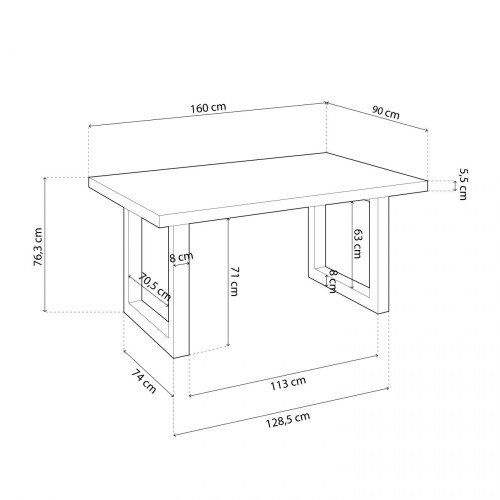 Mesa de exterior Masi 1