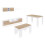 Pack salón con mesa de centro y mesa de comedor Kenzo Max V2B 3