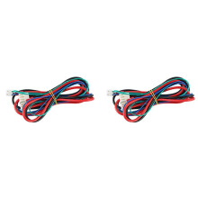 2X Replace Anet A6/A8 Hotbed Bed /Cable Upgraded MK2A /MK2B/MK3 for Mendel I3 Anet A8 3D Printer Heated Bed Cable