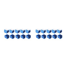 20Pcs 3D Printer Parts Aluminum Stepper Driver Heatsink for TMC2100 LV8729 TMC2208 TMC2130