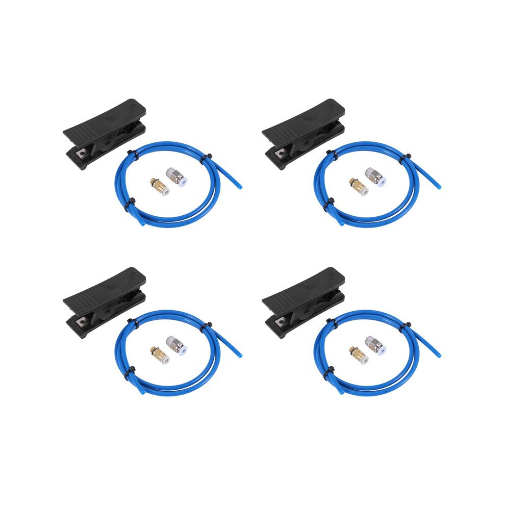 4X For Capricorn Ptfe Bowden Tubing Xs Series 1M And Tube Cutter For 1.75Mm Filament With Pc4-M6 + Pc4-M10 Fitting 4713107188347