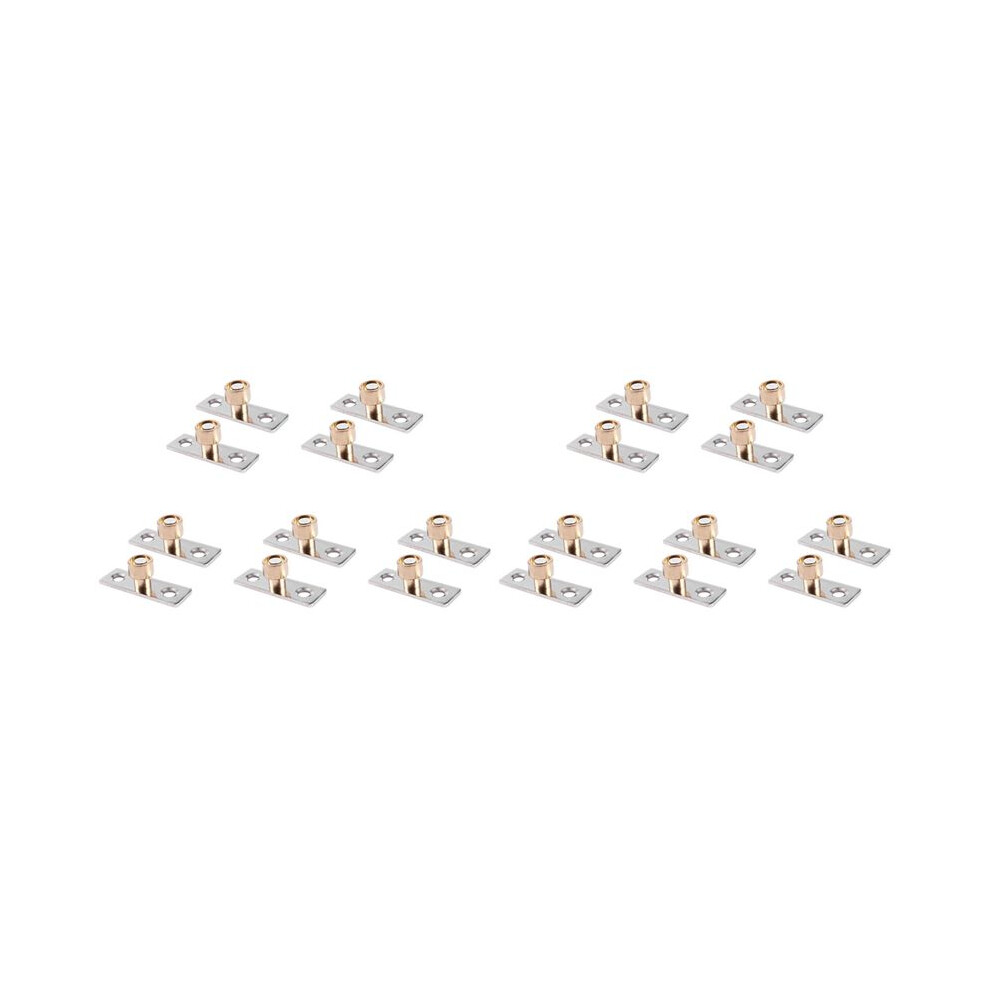 12Mm Diameter Wooden Sliding Door Guide Metal Locator Stopper 20Pcs 6134130633044