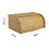 Living And Home Bamboo Roll Top Bread Bin Food Storage Box 6