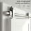 Homcom (S) HOMCOM Sliding Door Hardware Kit Smooth Quiet Sliver Tone 4