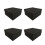 48 Pack Pyramid Shape Soundproof Foam Sound Proof Padding Treatment Panel for Echo Bass Insulation 2
