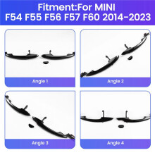 1Pair Outside Door Handle Comfort Access W/Key Button for F54 F55 F56 F57 F60 2014-2023 51712457413 51712457410