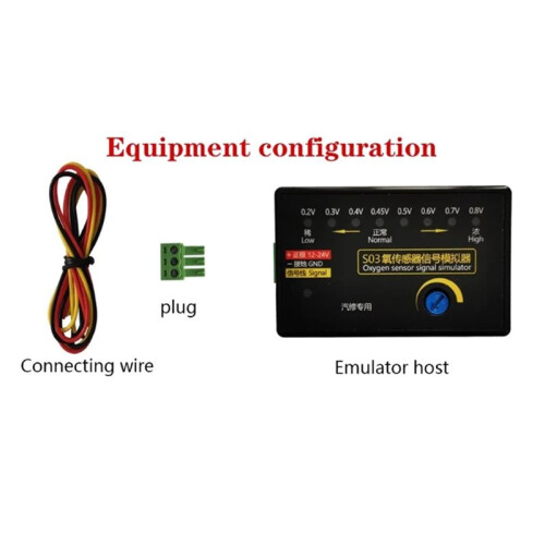 S03 Type Auto Oxygen Testing Sensor Signal Simulator Four-Wire 0.2V - 0.8V Signal Adjustable Special Instrument 1