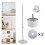 Flexible Spin Mop w/ Bucket Deluxe System Floor Cleaning  Mop Self Separation 1