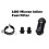 Universal Filter BLACK AN10 Inline Fuel Filter E85 Ethanol with 100μm (0.1MM) Stainless Steel Element 7