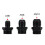 Universal Filter BLACK AN10 Inline Fuel Filter E85 Ethanol with 100μm (0.1MM) Stainless Steel Element 8