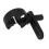 Black Brush Arrow Rest for Compound & Recurve Bows, Universal Left/Right 14