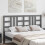 VidaXL (grey, 166 x 4 x 100 cm) vidaXL Bed Headboard Home Bedroom Decorative Bed Header Panel Solid Wood Pine 3