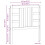 VidaXL (grey, 96 x 4 x 100 cm) vidaXL Bed Headboard Home Bedroom Decorative Bed Header Panel Solid Wood Pine 9