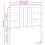 VidaXL (grey, 106 x 4 x 100 cm) vidaXL Bed Headboard Home Bedroom Decorative Bed Header Panel Solid Wood Pine 9
