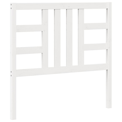 VidaXL (white, 106 x 4 x 100 cm) vidaXL Bed Headboard Home Bedroom Decorative Bed Header Panel Solid Wood Pine 1