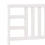 VidaXL (white, 106 x 4 x 100 cm) vidaXL Bed Headboard Home Bedroom Decorative Bed Header Panel Solid Wood Pine 7