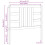 VidaXL (white, 106 x 4 x 100 cm) vidaXL Bed Headboard Home Bedroom Decorative Bed Header Panel Solid Wood Pine 9