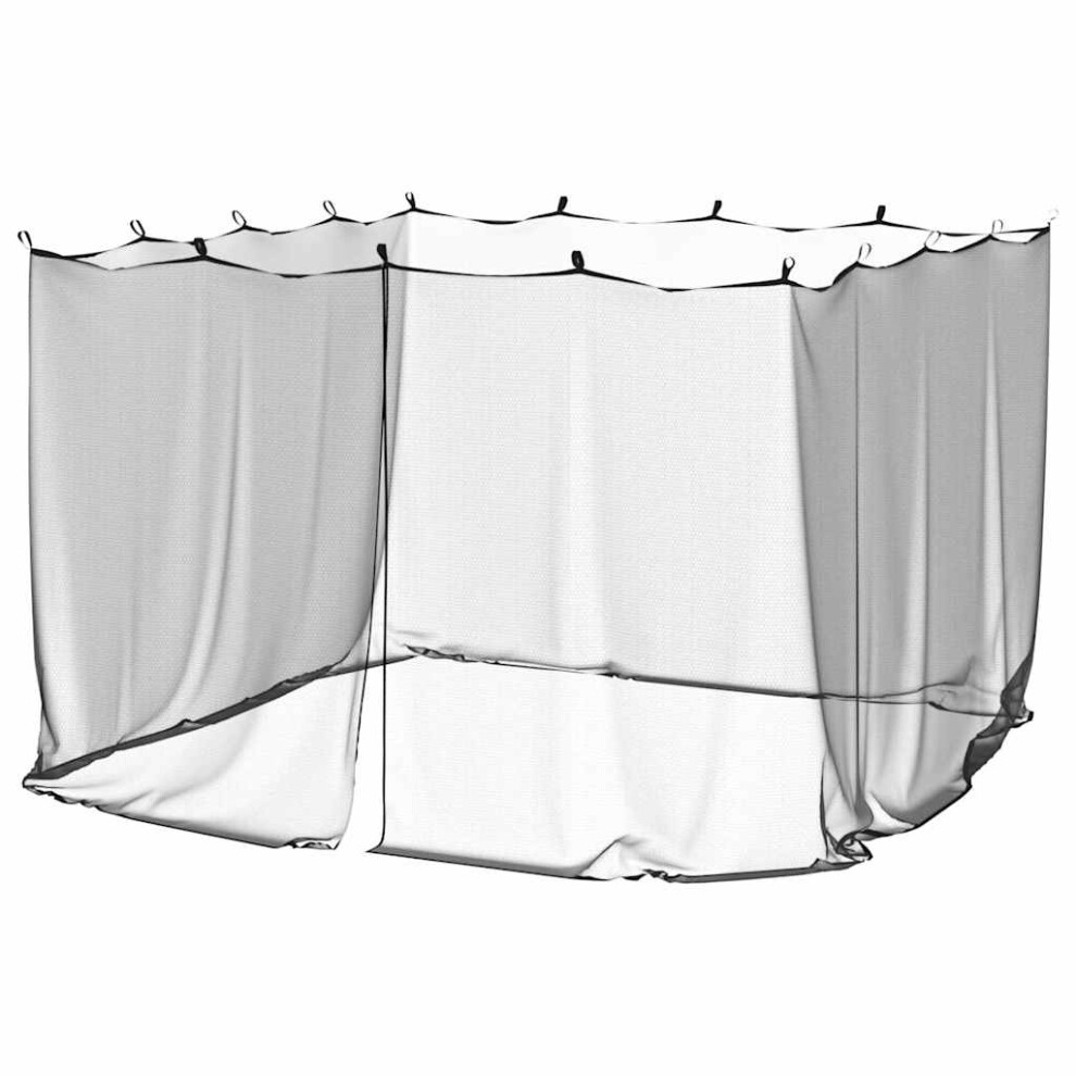 Vidaxl (Black) Mosquito Net For Indoor Outdoor Mosquito Mesh Netting 156 Mesh White