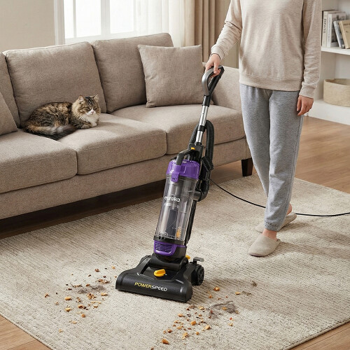 Living And Home 4.2L Bagless Multi-Surface Upright Vacuum Cleaner, 5 Height Adjustments