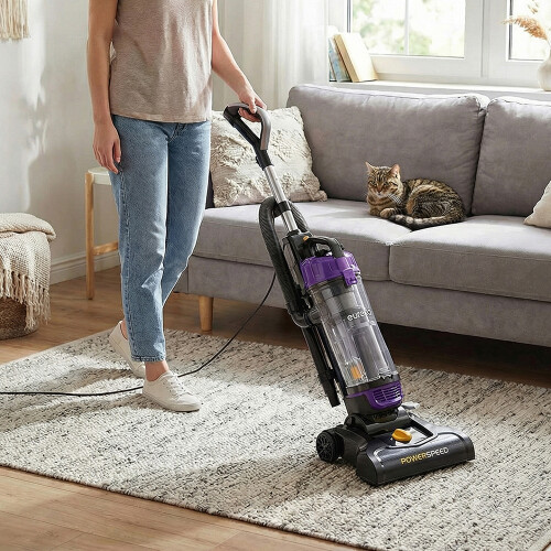 Living And Home 4.2L Bagless Multi-Surface Upright Vacuum Cleaner, 5 Height Adjustments 1
