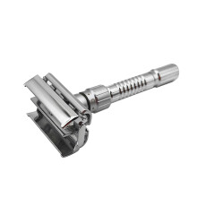 Men\'s Twist-to-Open Safety Razor with Rotating Head