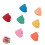 Mini Herz Krallenclips 100 Stück bunte Haarclips 3