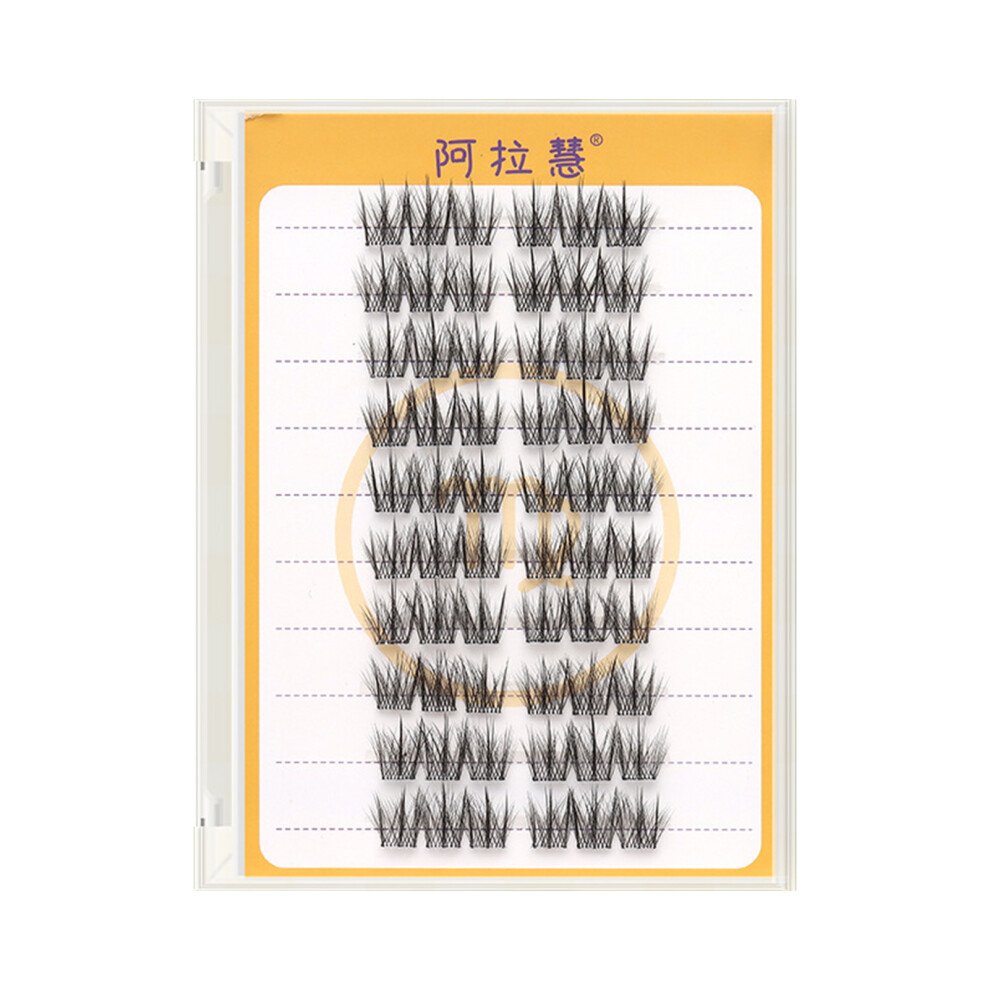 Penghui-Toys Black (10) Pre-Glued Eyelash Clusters - Easy For Beginners