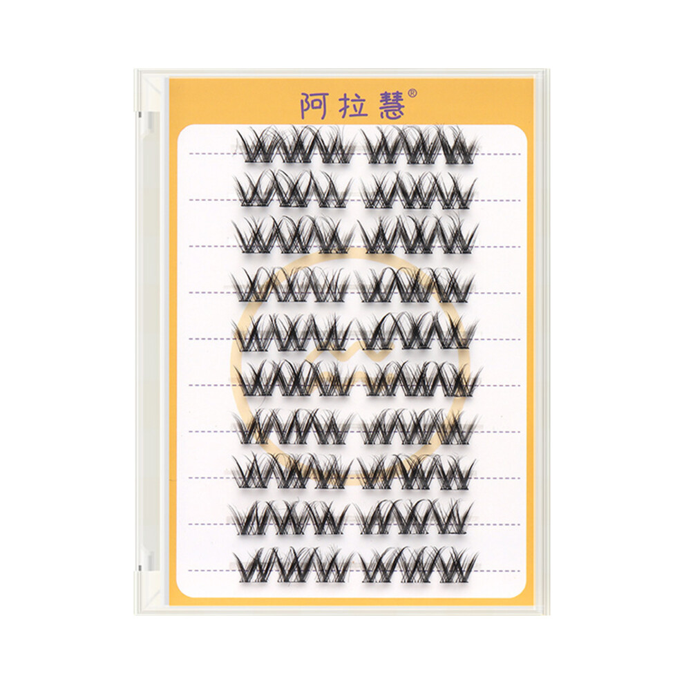 Penghui-Toys Black (13) Pre-Glued Eyelash Clusters - Easy For Beginners