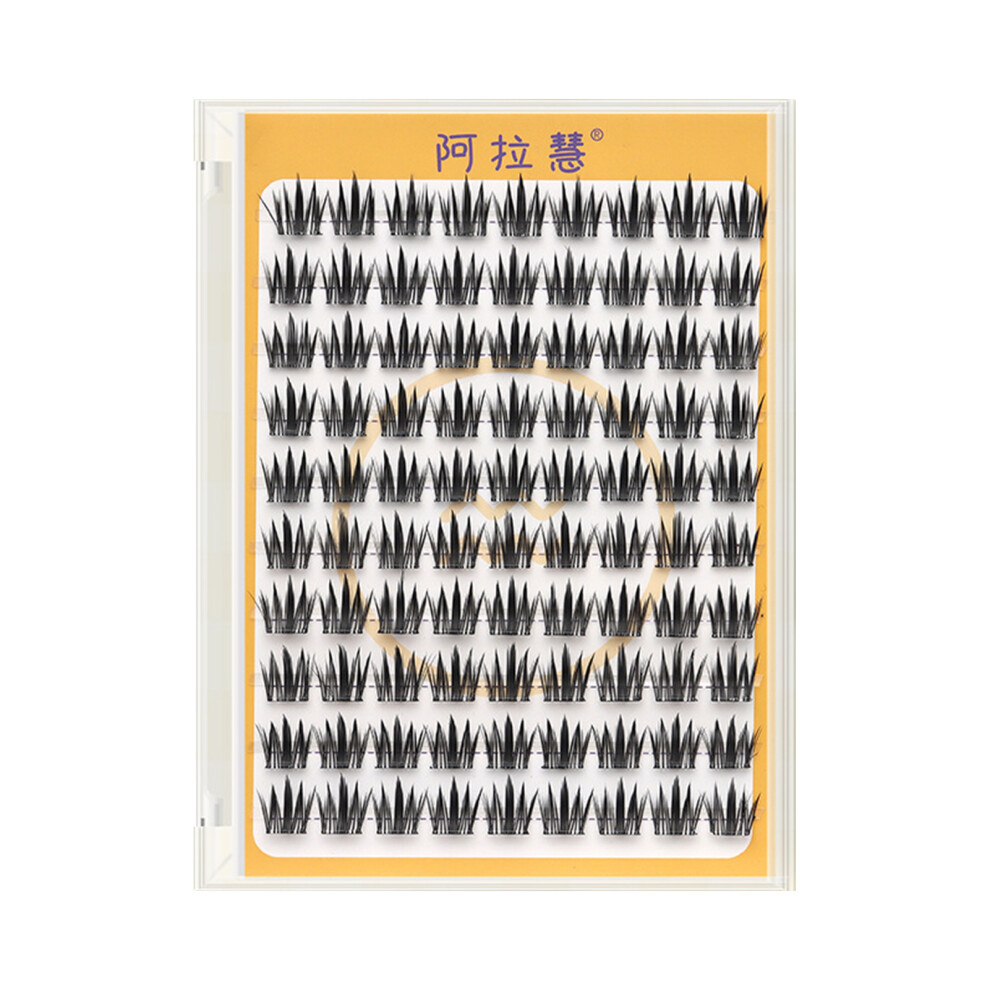 Penghui-Toys Black (9) Pre-Glued Eyelash Clusters - Easy For Beginners