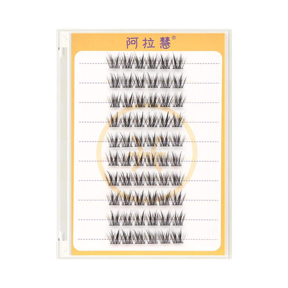 Penghui-Toys Black (6) Pre-Glued Eyelash Clusters - Easy For Beginners