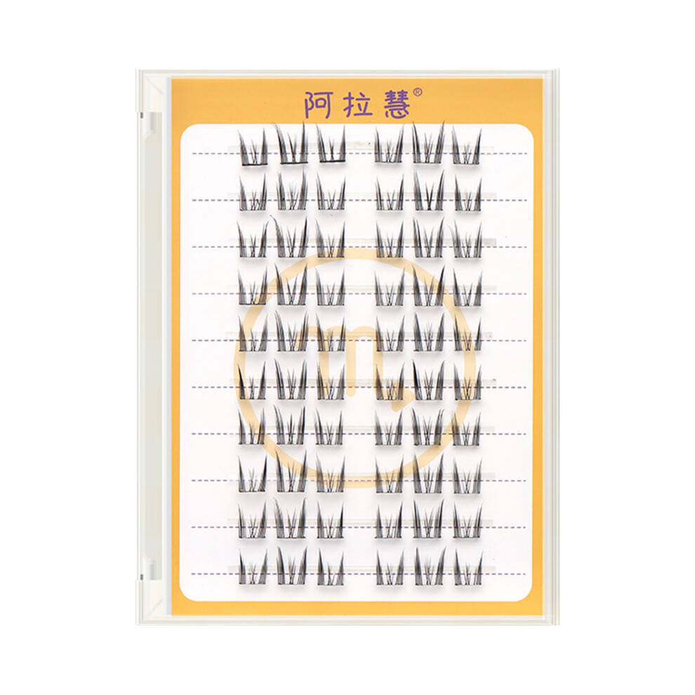 Penghui-Toys Black (8) Pre-Glued Eyelash Clusters - Easy For Beginners