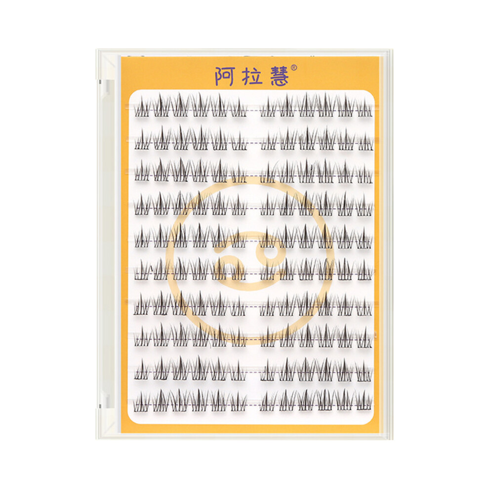 Penghui-Toys Black (4) Pre-Glued Eyelash Clusters - Easy For Beginners