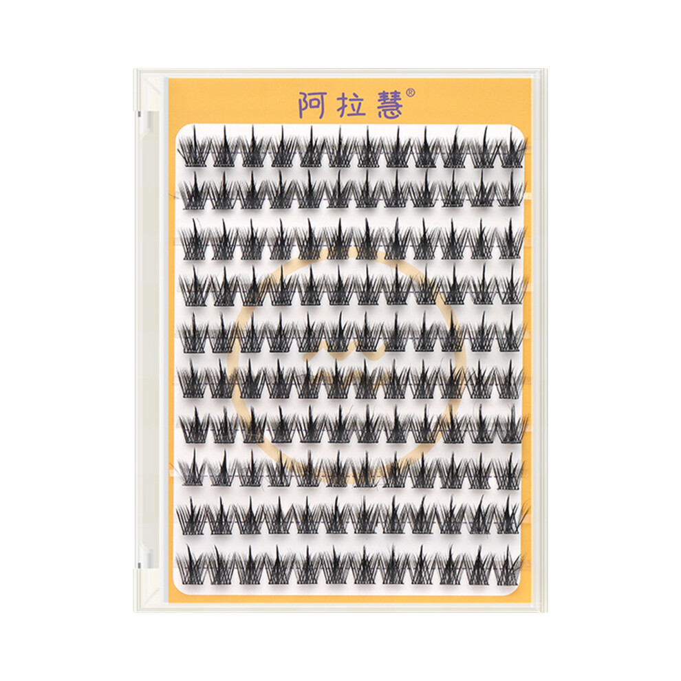 Penghui-Toys Black (7) Pre-Glued Eyelash Clusters - Easy For Beginners