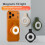 Mini Flashlight Rechargeable Magnet Light Led Clip Light 6 Levels Adjustable Beige 8