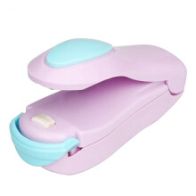 (Pink) Portable Mini Bag Sealer for Food & Plastic Bags