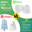 8pcs White Golf Tees for Home Practice 6