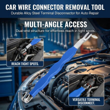 (Blue Pry Bar) Auto Wire Connector Tool - Alloy Steel Disconnector