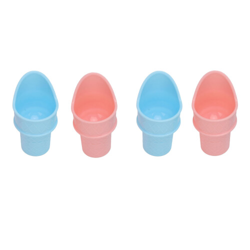 4 pièces Support pour cornet à glace - Réutilisable en PP Snow Cone 1