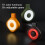 Mini Flashlight Rechargeable Magnet Light Led Clip Light 6 Levels Adjustable Orange 2