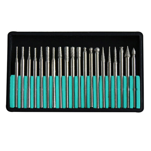 3mm Diamond Drill Bits, 20Pcs Rotary Tool Set