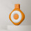 Mini Flashlight Rechargeable Magnet Light Led Clip Light 6 Levels Adjustable Orange 1