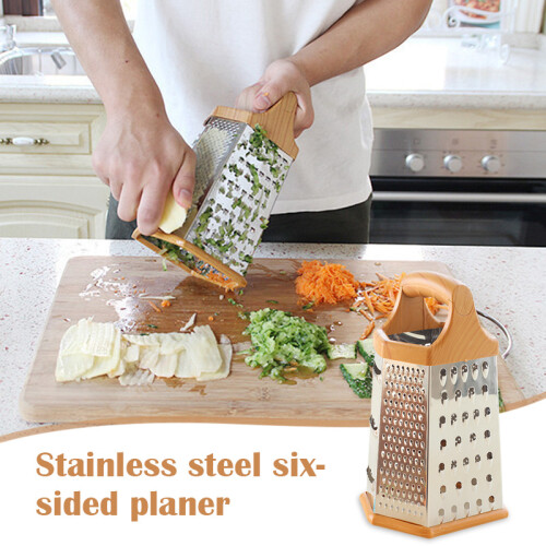 6-Sided Stainless Steel Grater for Kitchen 2