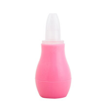 (Pink) Baby Nasal Aspirator - Silicone Suction Pump